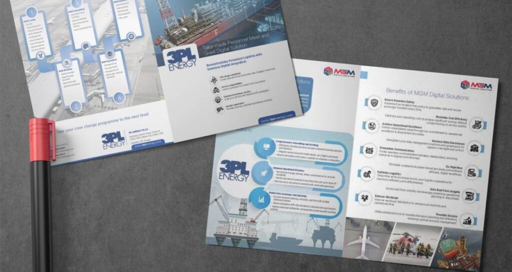 Mockup  - Energy solutions Brochure design