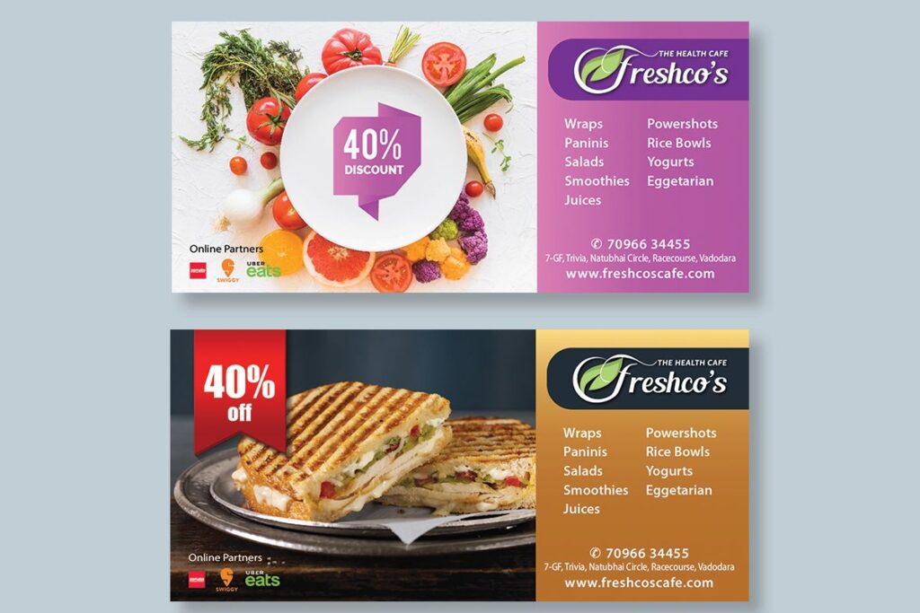 Restaurant-Coupon-Design-Freshco-Cafe-Vadodara