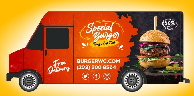 make-professional-food-truck-vehicle-warp-design